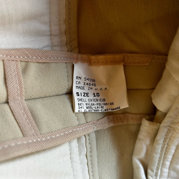 Vintage Bogner Cream Color High Rise Stirrup Ski Pant, Women’s 10 - Picture 5 of 5